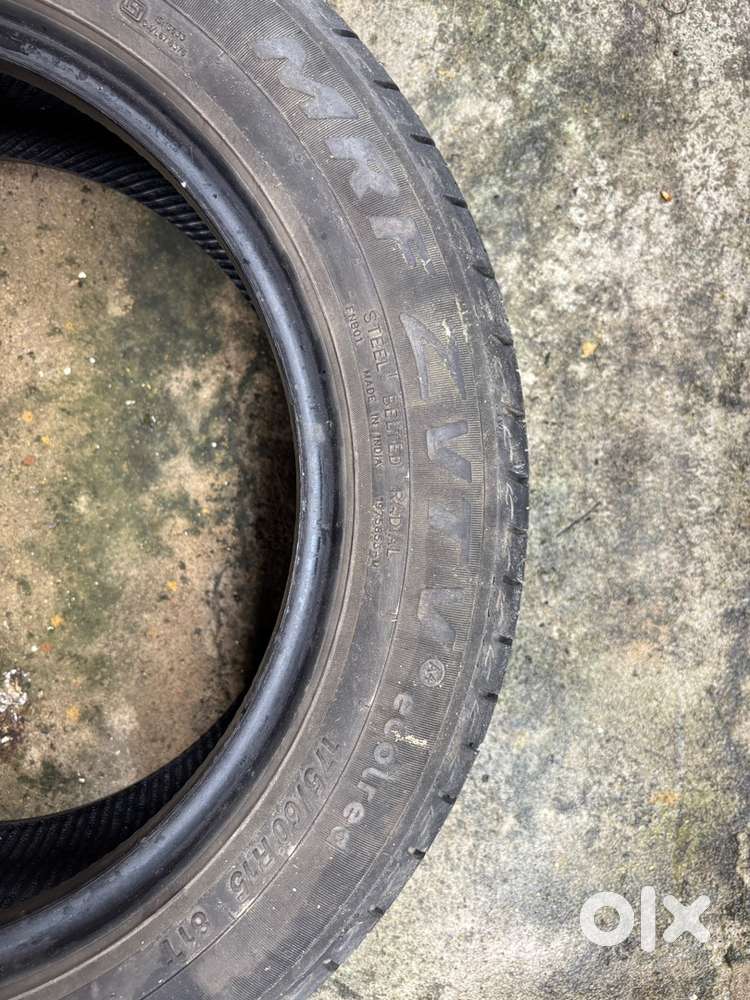 Two years old Used MRF ZVTV ecotred tyres for sale
