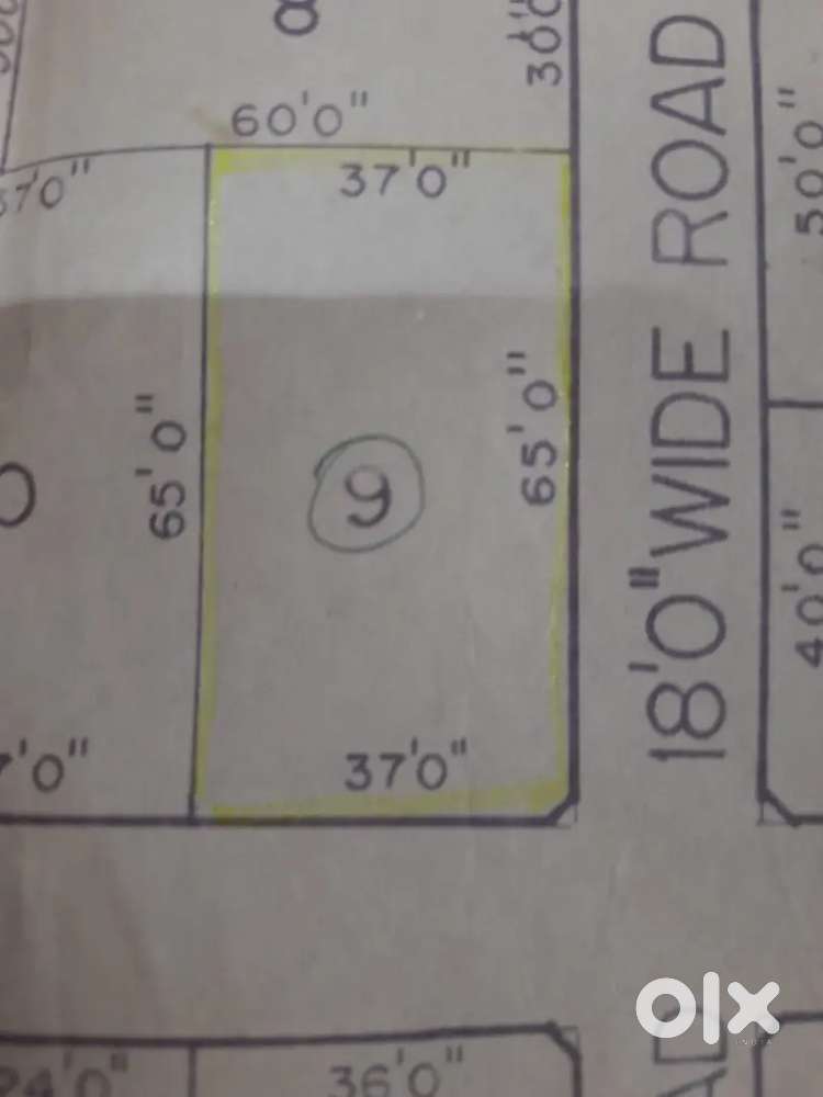 Commercial corner 2331sqft plot at perungudi near 60ft Dmart cleat tit