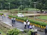 Jila Panchayat se approved jameem sankalp petrol pump ke samne