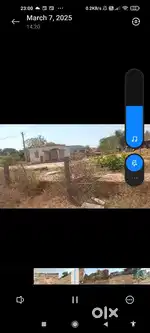 Instalment commercial 70feet road facing gajwel plot for sale