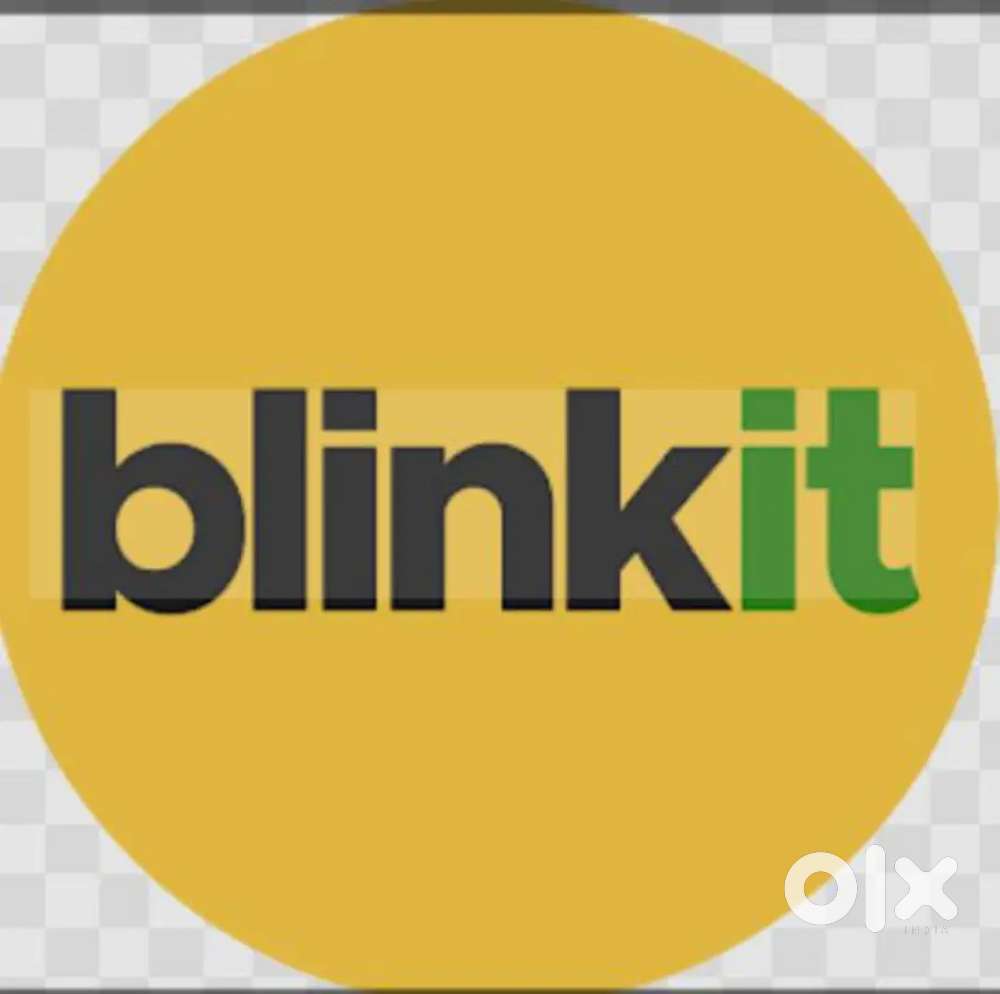 Blinkit grocery delivery boy available