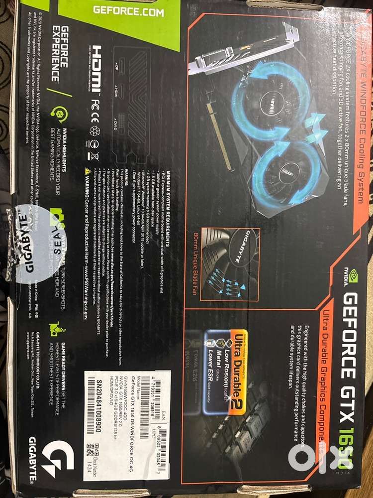 Gigabyte 1650 oc edition