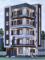 L type corner 3 bhk floor in aya nagar with proper car parking or lift
