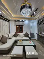 New luxury flat available on 3bhk semi furnished floor