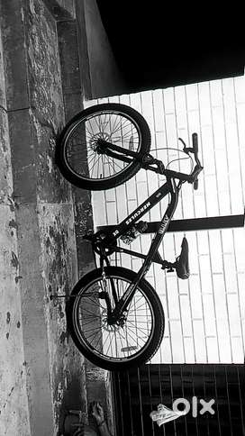 New condition Hercules bicycle modified in black colour