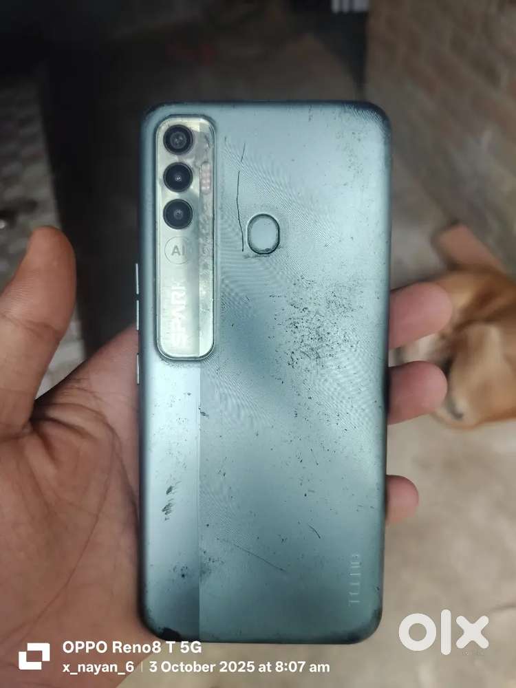 Tecno Sparx 7 Pro 6gb Ram 64GB storage box available paise ki jarurat