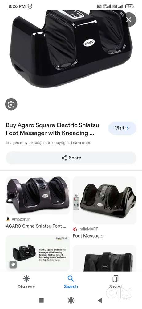 Foot massager machin