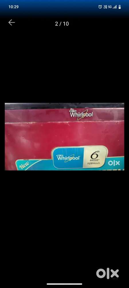 Top load washing machine Whirlpool