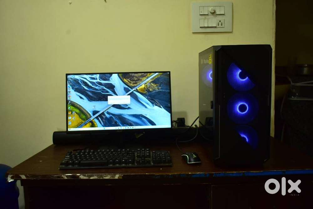 Gaming PC Ryzen 5 5600G  16GB RAM  256GB NVMe  100Hz Monitor