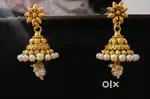 Gold Coated Buttalu Earrings