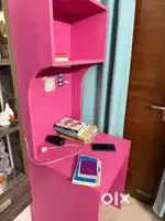 wooden study table for kids with light