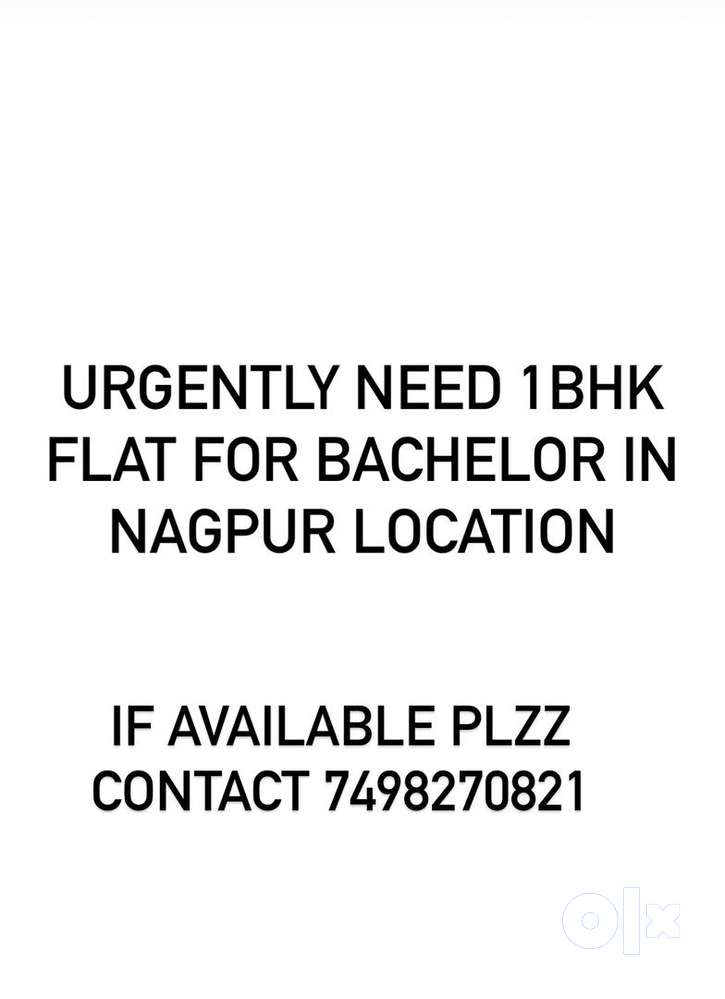 Required 1bhk flat