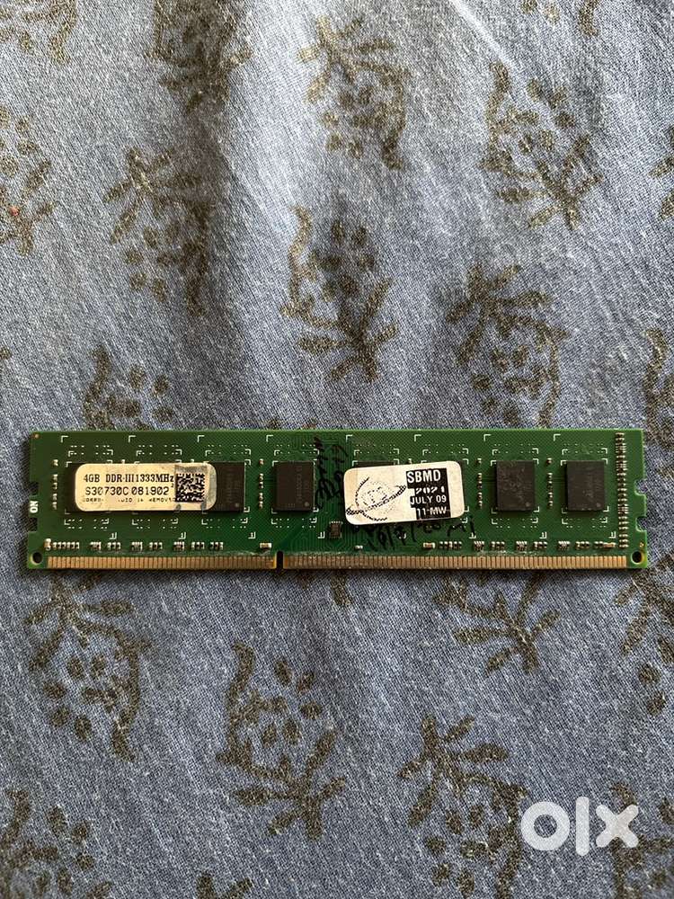 Two 4gb Ram DDR3 1333MHz for Pc