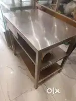 Urgent Sale: SS Double Sink, Service Table, Eating & Counter Table..