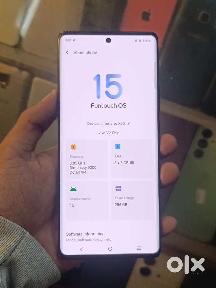 Vivo x90 8/256 only back door crack