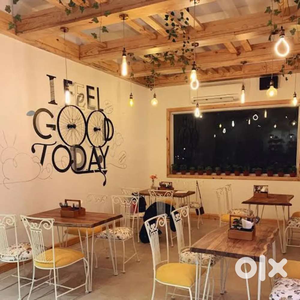 Receptionist service and cook ki need hai cafe me