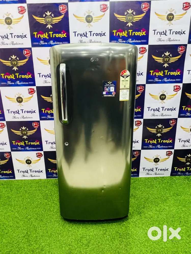 Steel finish 190ltr LG single door fridge