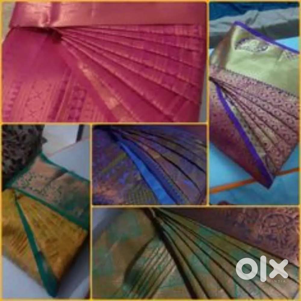 Saree pre plating Box folding Saree draping