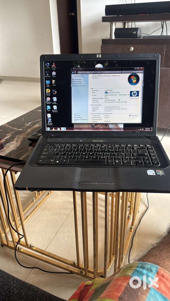 HP laptop working on charger