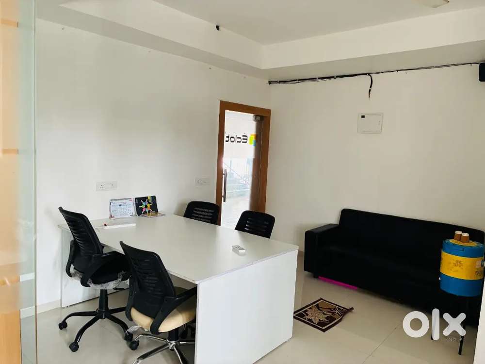 Office on rent fully furnished 2 cabin 7 seats at Gota