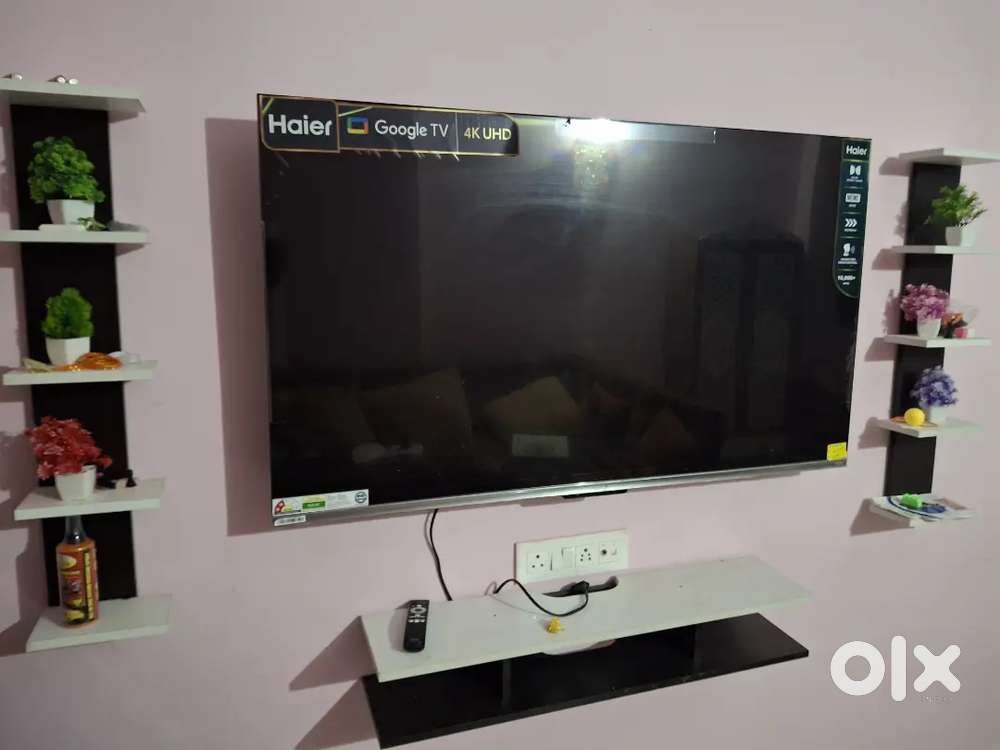 55 Haier Google TV and Samsung double door fridge