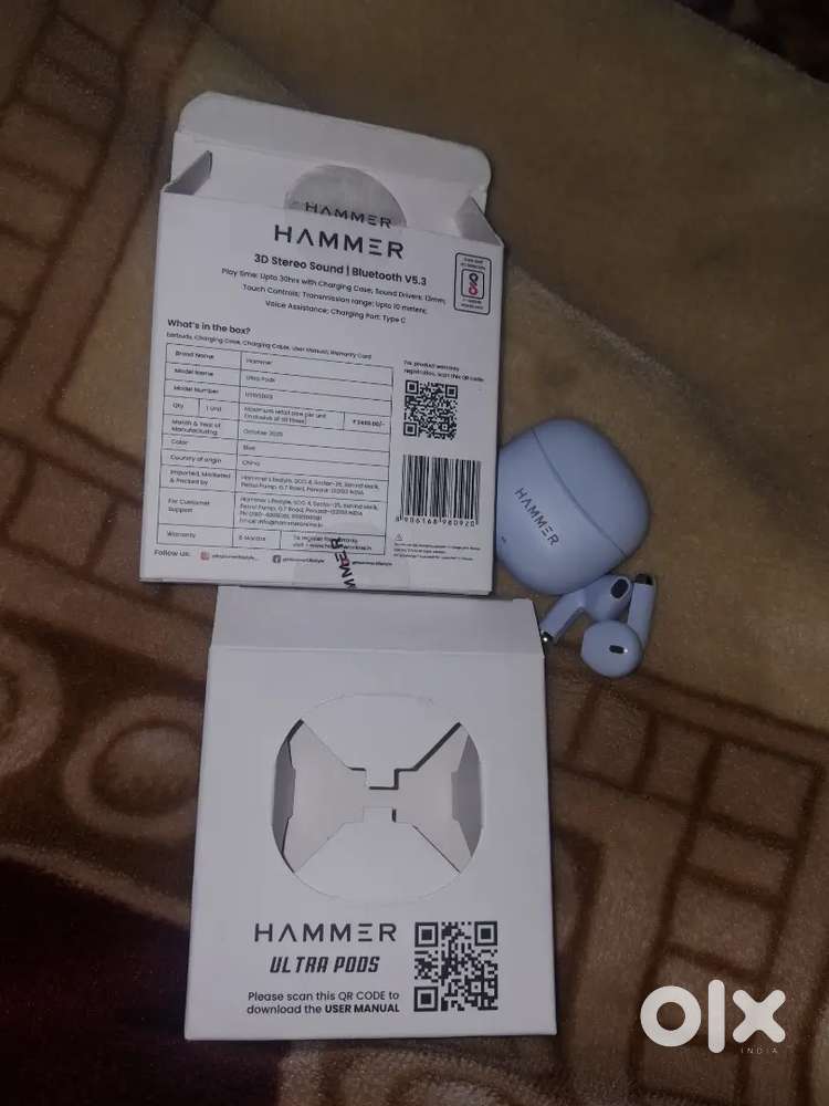 Hammer wireless earbuds