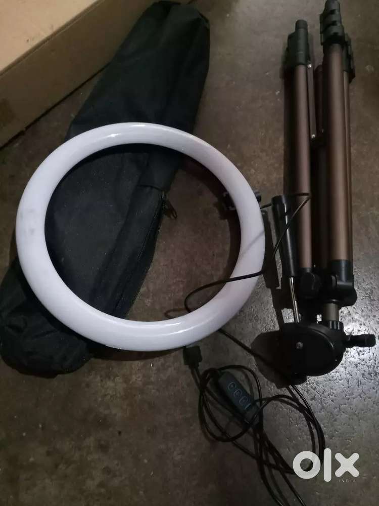 Camera Stand, Boya Microphone,Ring Light