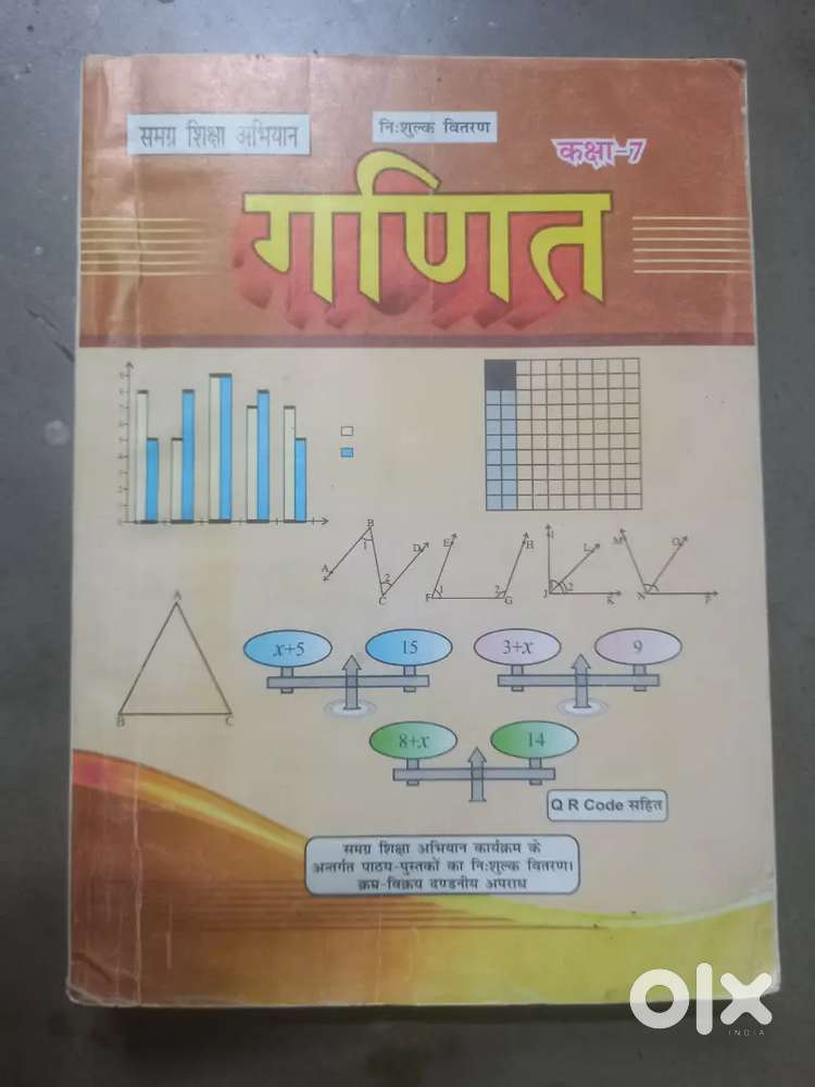 Ncert class 7 hindi medium math book
