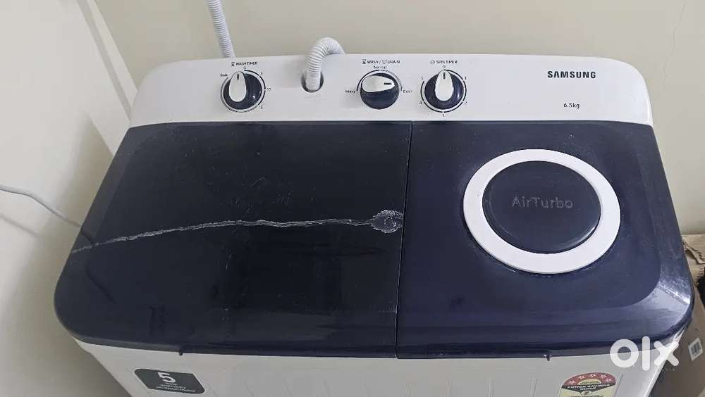 6.5 kg 5 star Semi Automatic Top Load blue