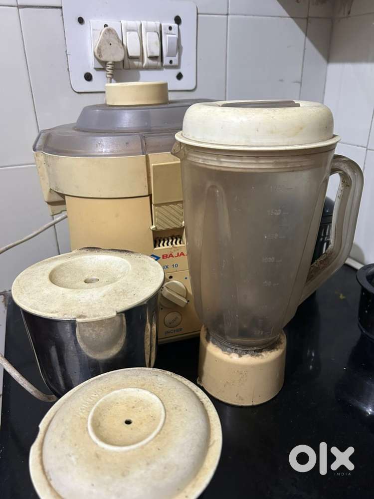 Bajaj JX10 Mixer Grinder – 3 Jars, Fully Working Condition
