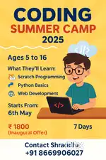 Online Summer Vacation Coding Classes