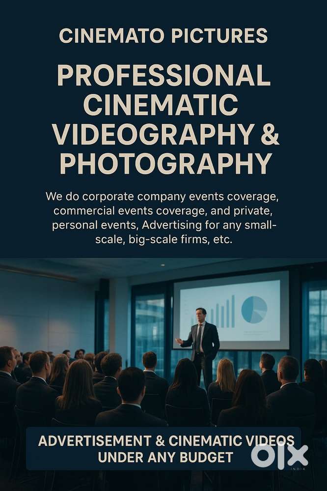 Ad Films, Events & Corporate Shoots Under Any Budget