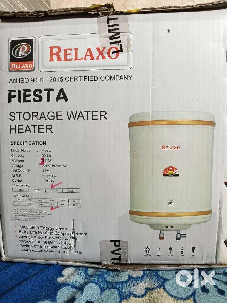 Relaxo Fiesta Geyser