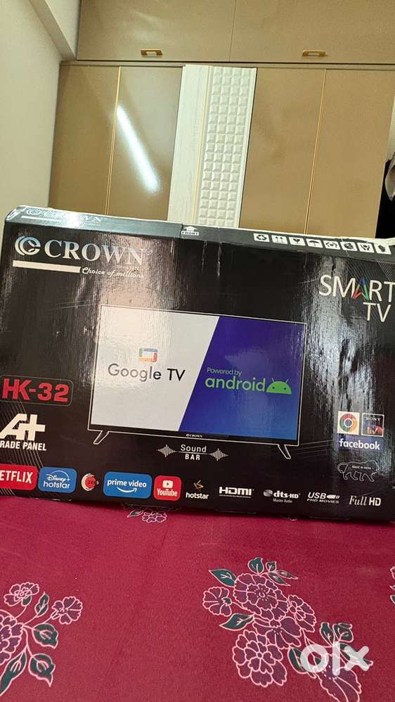 Brand New Crown Frameless 32 inch Full HD LED SMART TV