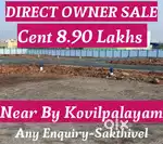 Near by kovilpalayam Sathy Road Rera Dtcp project Sale available