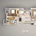 3 BHK flats for sale at Kings colony shastripuram near ashra mubashira