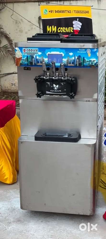 Softy ice cream machine