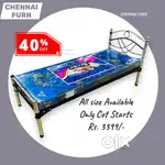 STEEL COT BED SALE NEW OFFER  FANCY  BED 5WERE