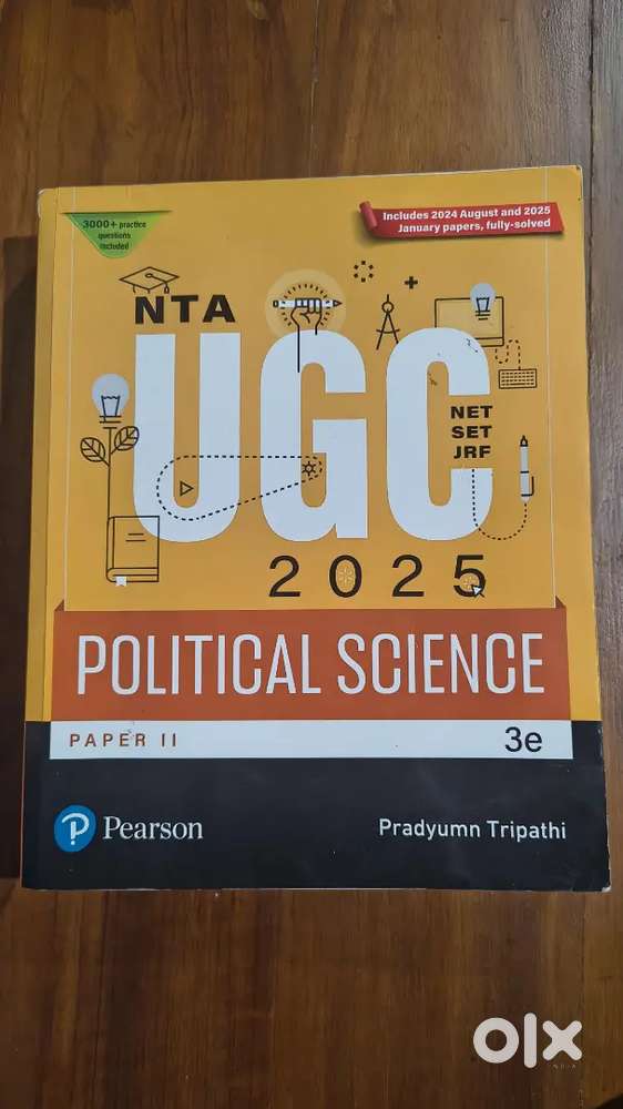 NTA UGC NET 2025 - POLITICAL SCIENCE BOOK, Pradyumn Tripathi