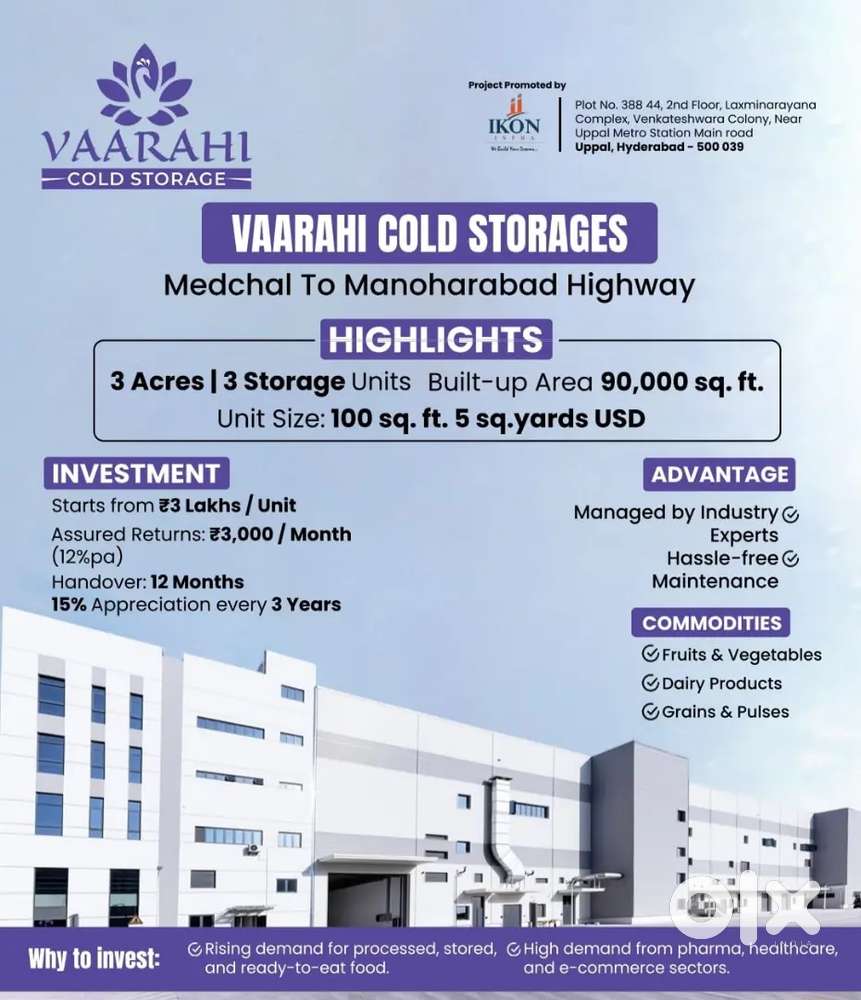 Investment@Vaarahi Cold Storages