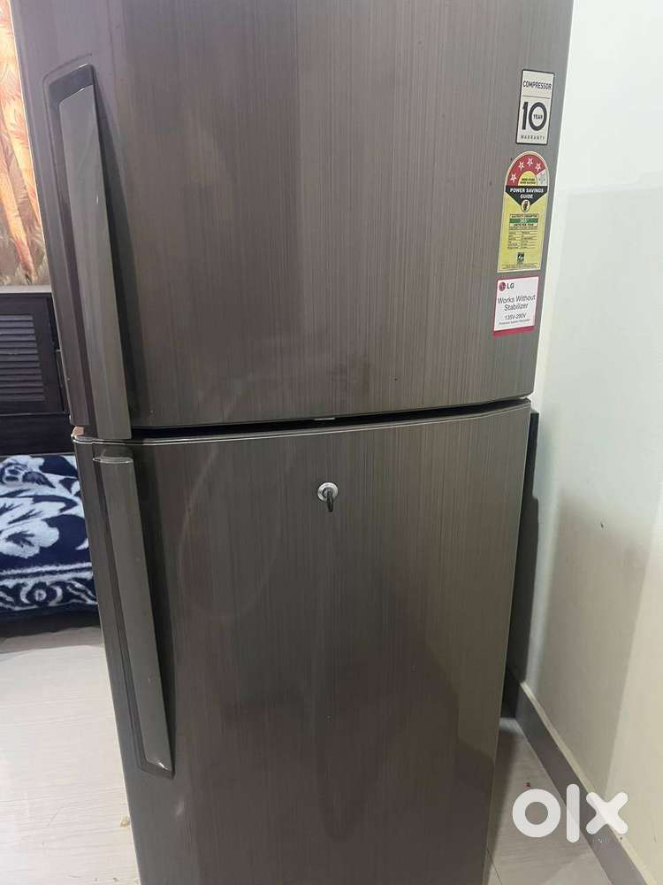 LG double door refrigerator in good condition.