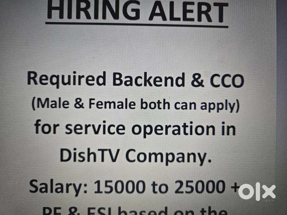 Required CCO and Backend for DishTV brand