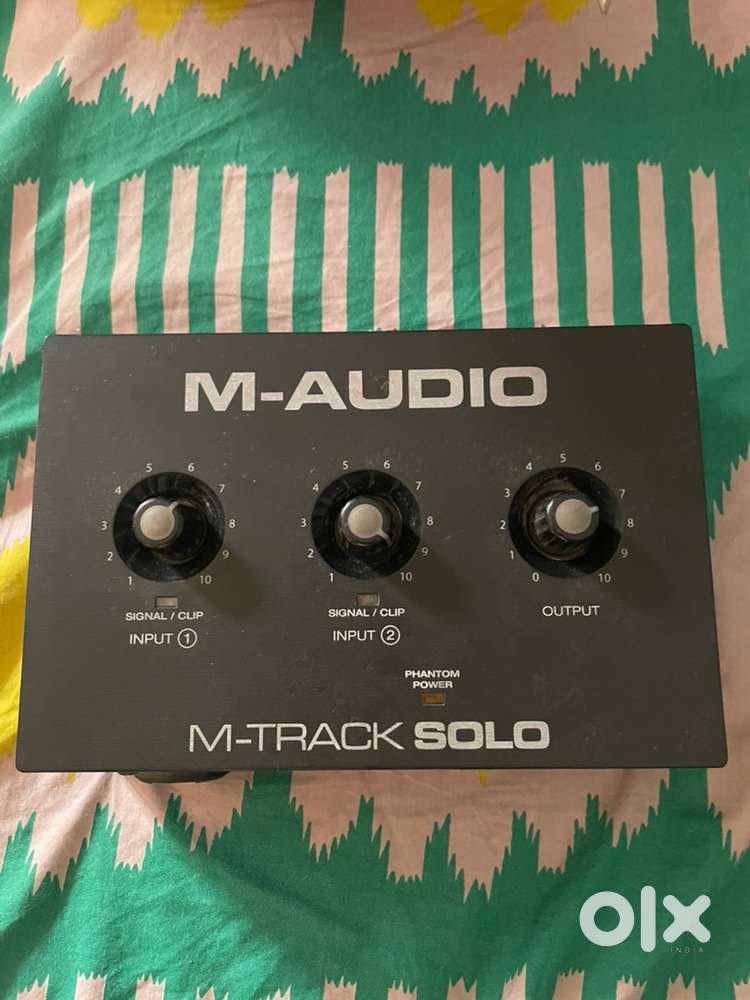M-Audio M-Track Solo – USB Audio Interface for Recording