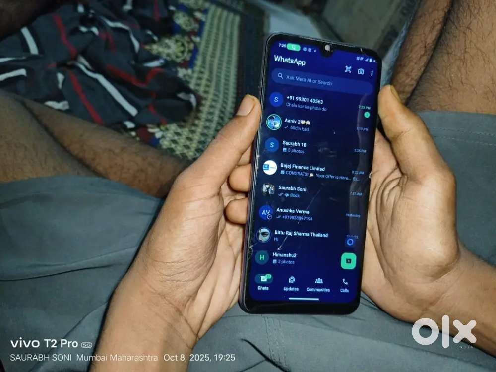 Vivo 20 8 128 no problem my folder tutor display crack