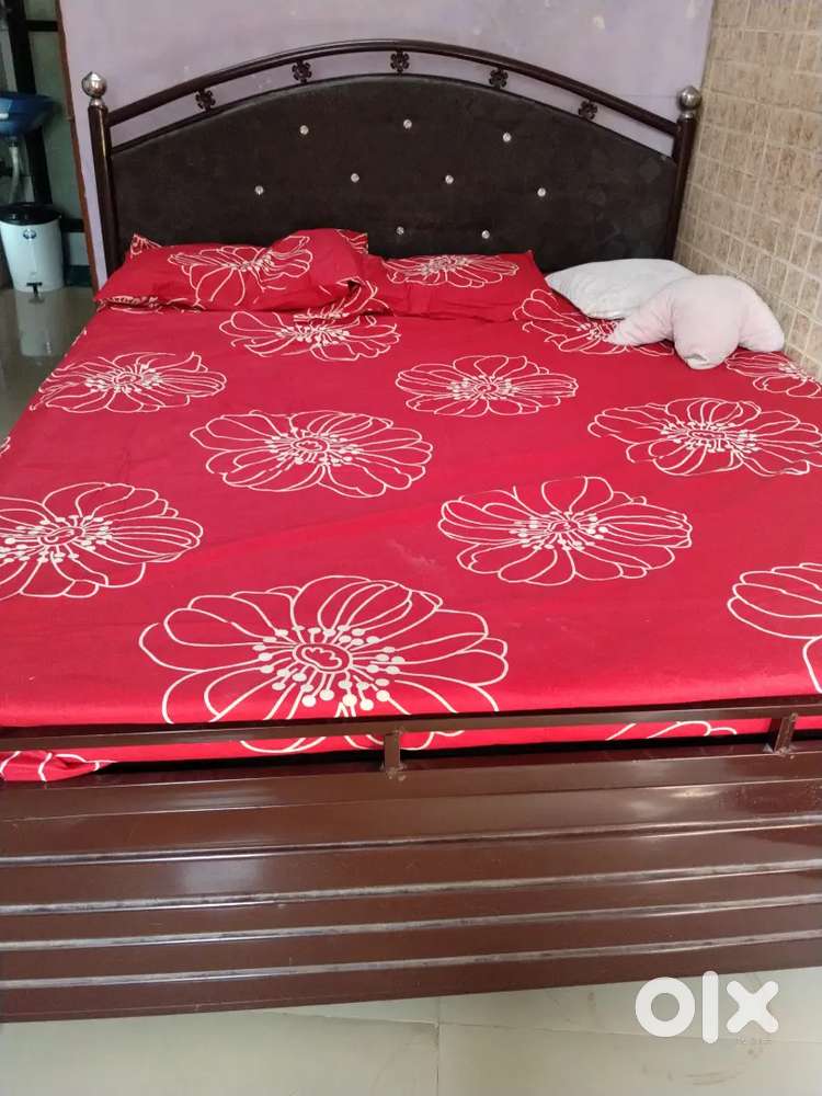 Double Bed with matrix.