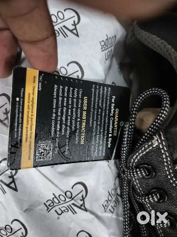 Fresh Safety Shoe 10 Size Allen Cooper
