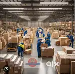 Parcel packing and scanning job