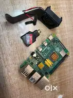 Raspberry Pi 4 (4GB RAM) with 16GB SD card, HDMI adapter, and Fan