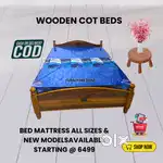 Classic Wooden Cot Bed with Premium Mattress Combo - Best Quality