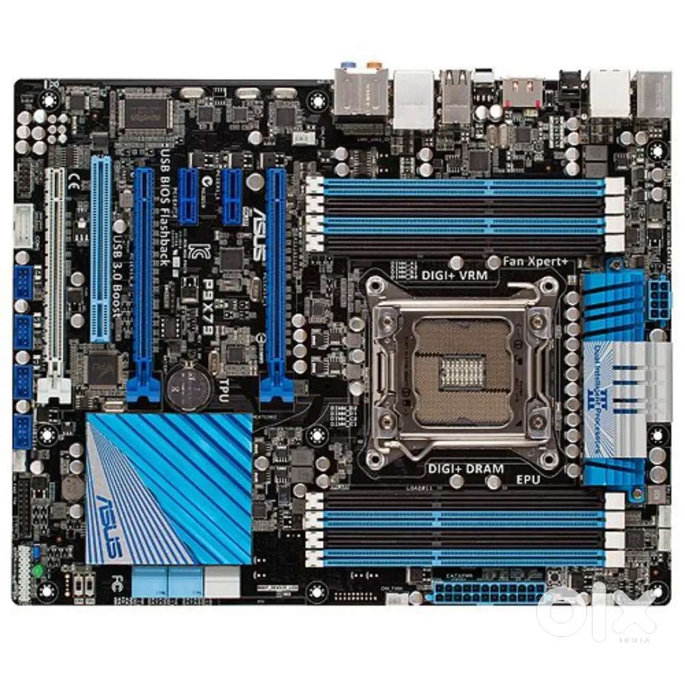 Intel i7 3820 overlock. Asus P9x79 motherboard. Parts only. Not cpu.